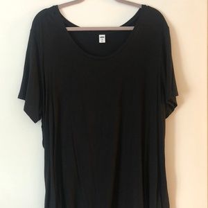 Black Cotton T-Shirt